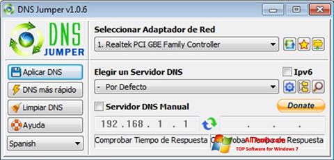 Скріншот DNS Jumper для Windows 7