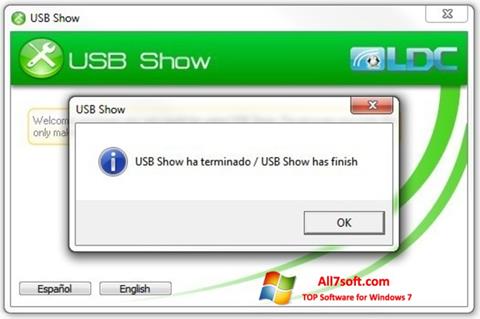 Скріншот USB Show для Windows 7
