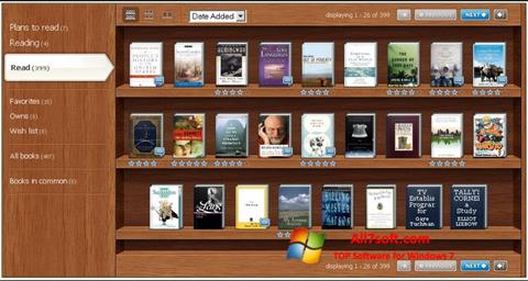 Скріншот Bookshelf для Windows 7