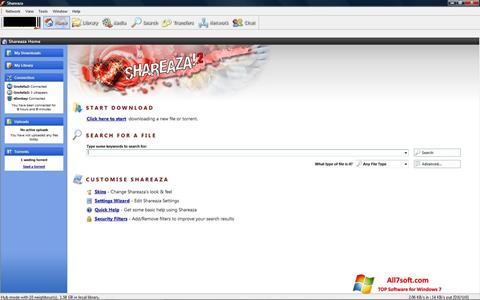 Скріншот Shareaza для Windows 7