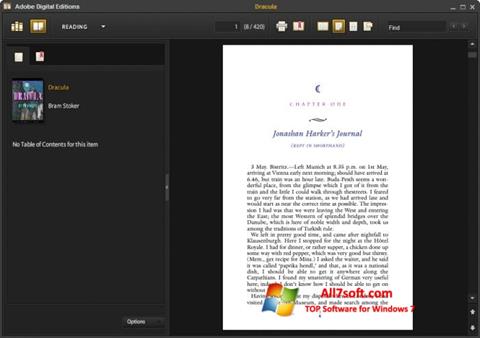 Скріншот Adobe Digital Editions для Windows 7