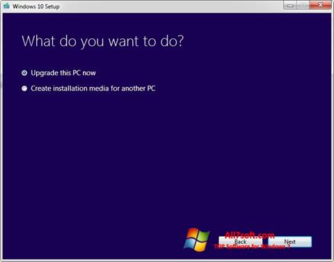 Скріншот Media Creation Tool для Windows 7