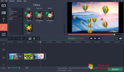 Скріншот Movavi Video Suite для Windows 7