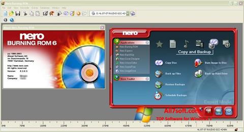 Скріншот Nero Burning ROM для Windows 7