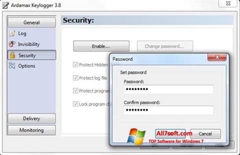 Скріншот Ardamax Keylogger для Windows 7