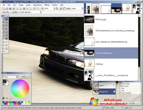 Скріншот Paint.NET для Windows 7