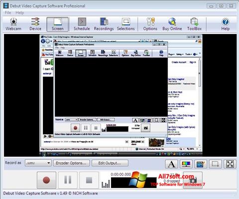 Скріншот Debut Video Capture для Windows 7