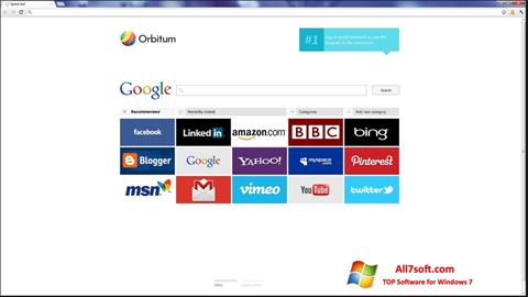 Скріншот Orbitum для Windows 7
