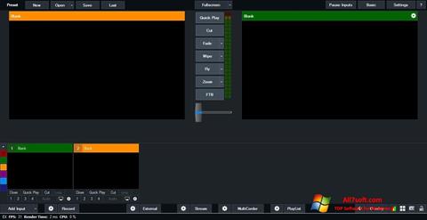 Скріншот vMix для Windows 7