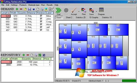 Скріншот Cutting для Windows 7