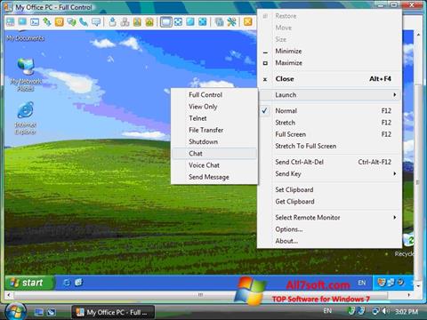 Скріншот Radmin для Windows 7
