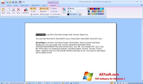 Скріншот DocX Reader для Windows 7