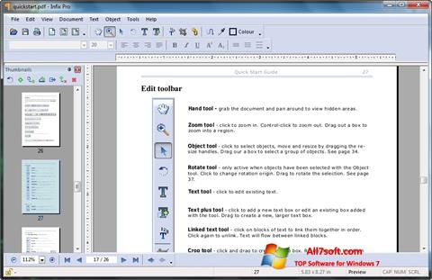 Скріншот Infix PDF Editor для Windows 7