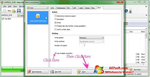 Скріншот Nero Image Drive для Windows 7