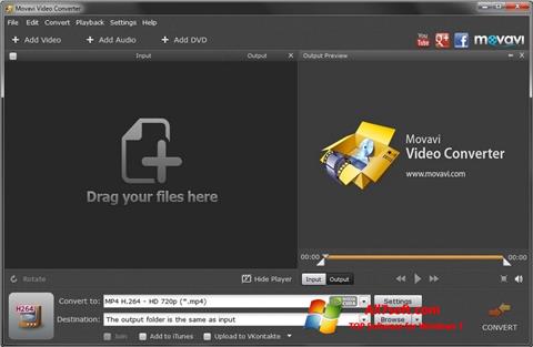 Скріншот Movavi Video Converter для Windows 7