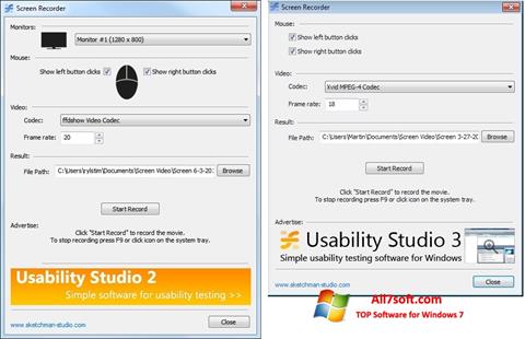 Скріншот Rylstim Screen Recorder для Windows 7