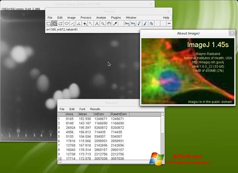 Скріншот ImageJ для Windows 7