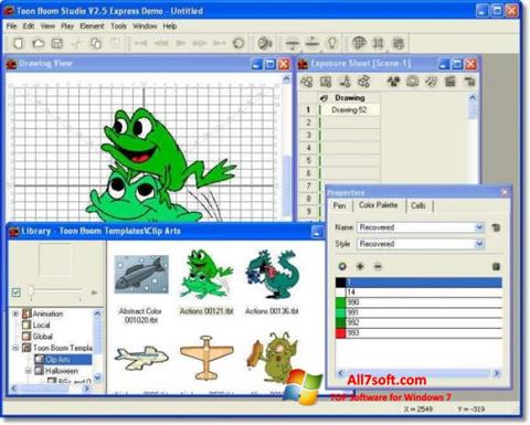 Скріншот Toon Boom Studio для Windows 7
