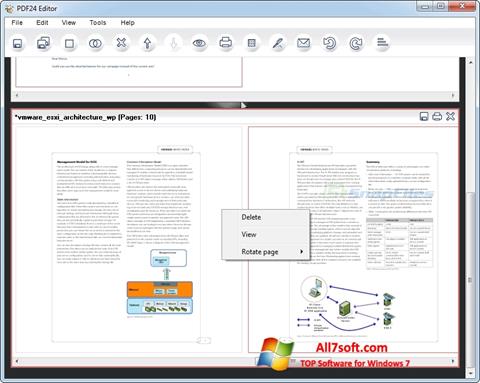 Скріншот PDF24 Creator для Windows 7
