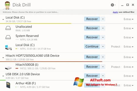 Скріншот Disk Drill для Windows 7