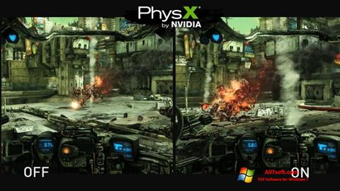 Скріншот NVIDIA PhysX для Windows 7