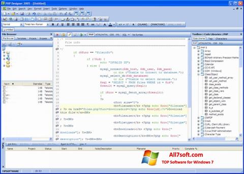 Скріншот phpDesigner для Windows 7