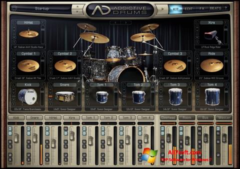 Скріншот Addictive Drums для Windows 7