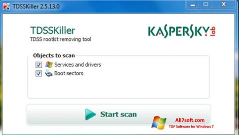 Скріншот Kaspersky TDSSKiller для Windows 7