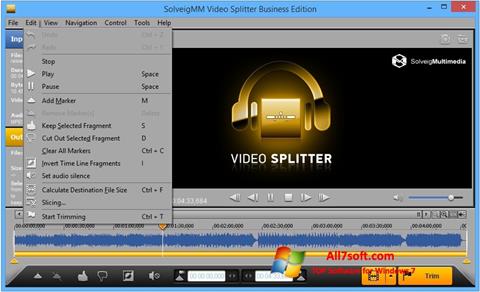 Скріншот SolveigMM Video Splitter для Windows 7