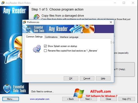 Скріншот AnyReader для Windows 7