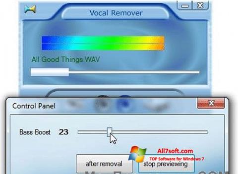 Скріншот Yogen Vocal Remover для Windows 7