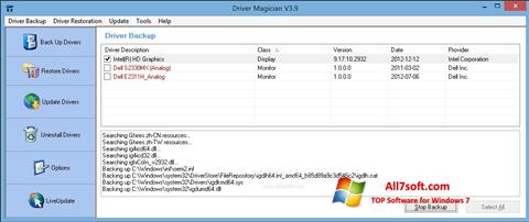 Скріншот Driver Magician для Windows 7