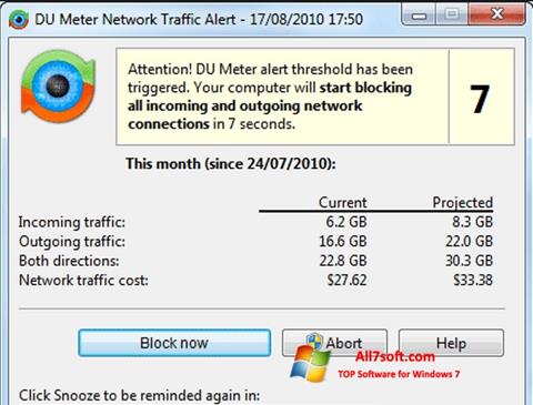 Скріншот DU Meter для Windows 7