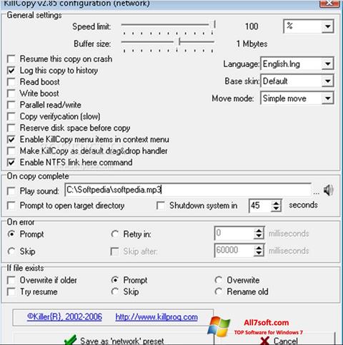 Скріншот KillCopy для Windows 7