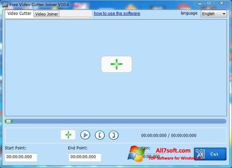 Скріншот Free Video Cutter для Windows 7