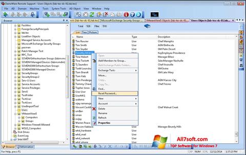 Скріншот Remote Administration Tool для Windows 7