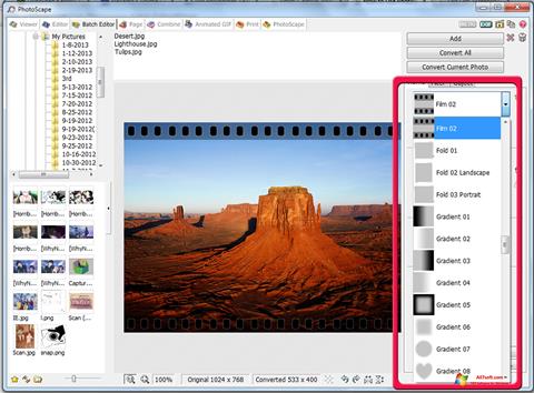 Скріншот PhotoScape для Windows 7