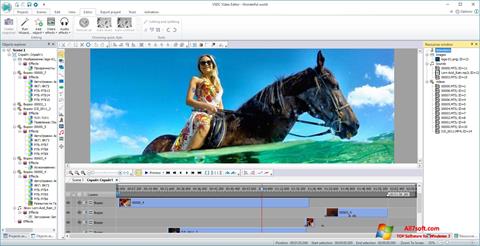 Скріншот VSDC Free Video Editor для Windows 7